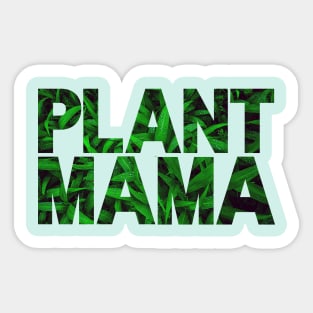 Plant Mama Fresh Green Leaves Sticker